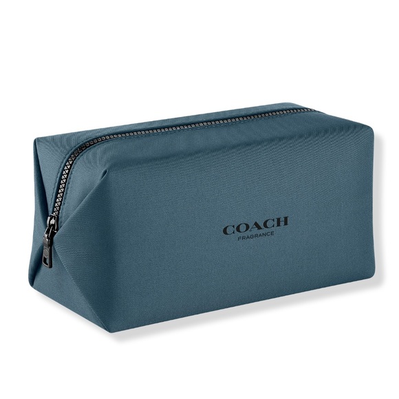 Coach Other - COACH Travel Dop Cosmetics Bag Blue Canvas NWT